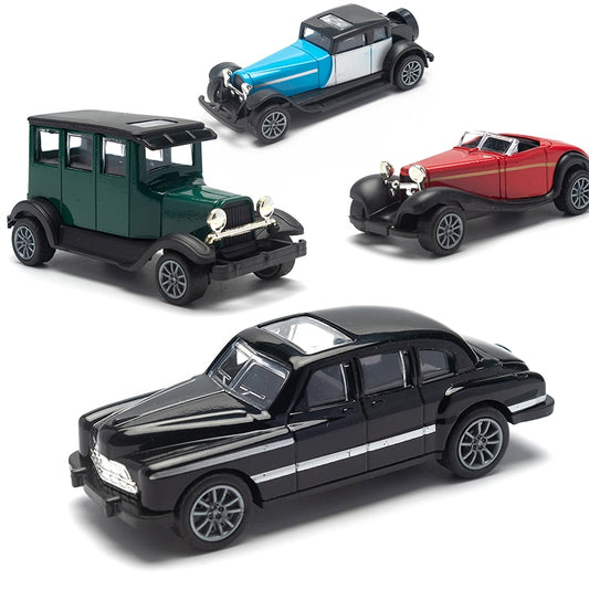 1:43 Vintage Diecast Car Models Collection (6 styles)