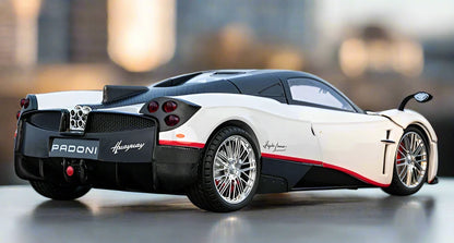 1:18 Pagani Huayra Dinastia Diecast Car Model (White/Blue/Purple)