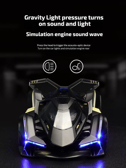 1:22 Lamborghini V12 Vision Gran Turismo Diecast Car Model (Gold/Blue/Black)